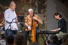 The Jeff "Siege" Siegel Quartet performs during Jazz on Jay in Robb Alley at Proctors in Schenectady on Thursday, June 26, 2025. Photo by Kevin Montano for Proctors Collaborative.