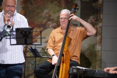 The Jeff "Siege" Siegel Quartet performs during Jazz on Jay in Robb Alley at Proctors in Schenectady on Thursday, June 26, 2025. Photo by Kevin Montano for Proctors Collaborative.