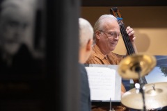 The Jeff "Siege" Siegel Quartet performs during Jazz on Jay in Robb Alley at Proctors in Schenectady on Thursday, June 26, 2025. Photo by Kevin Montano for Proctors Collaborative.