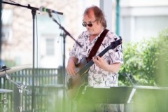 Todd Nelson and JazzAmericana perform as part of Jazz On Jay in Jay Square in Schenectady on Thursday, June 12, 2025. Jazz On Jay is a series of free jazz concerts every Thursday throughout the summer. Photo by Kevin Montano for Proctors Collaborative.