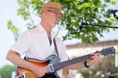 Todd Nelson and JazzAmericana perform as part of Jazz On Jay in Jay Square in Schenectady on Thursday, June 12, 2025. Jazz On Jay is a series of free jazz concerts every Thursday throughout the summer. Photo by Kevin Montano for Proctors Collaborative.