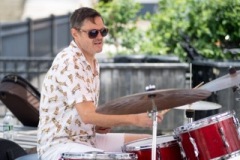 Todd Nelson and JazzAmericana perform as part of Jazz On Jay in Jay Square in Schenectady on Thursday, June 12, 2025. Jazz On Jay is a series of free jazz concerts every Thursday throughout the summer. Photo by Kevin Montano for Proctors Collaborative.