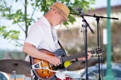 Todd Nelson and JazzAmericana perform as part of Jazz On Jay in Jay Square in Schenectady on Thursday, June 12, 2025. Jazz On Jay is a series of free jazz concerts every Thursday throughout the summer. Photo by Kevin Montano for Proctors Collaborative.